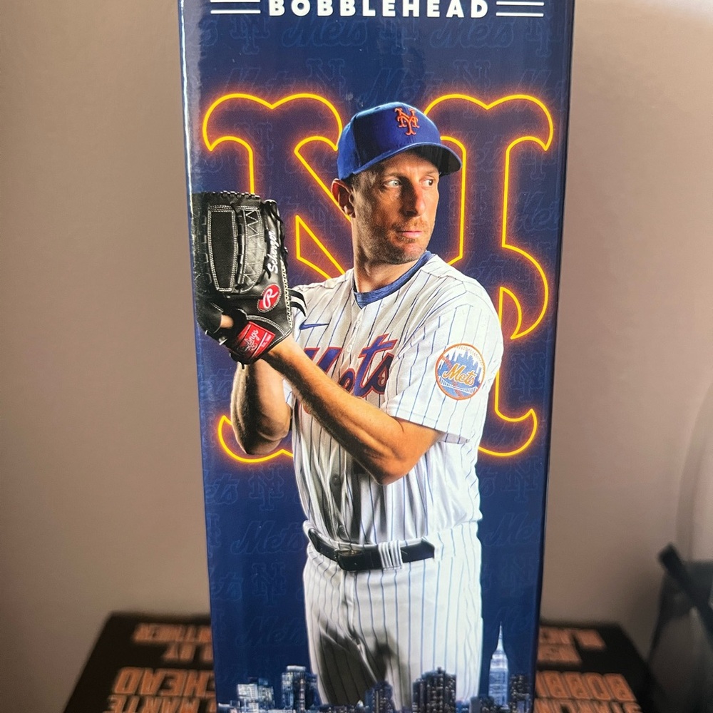 Mets Max Scherzer NEW Strikeout Counter Bobblehead